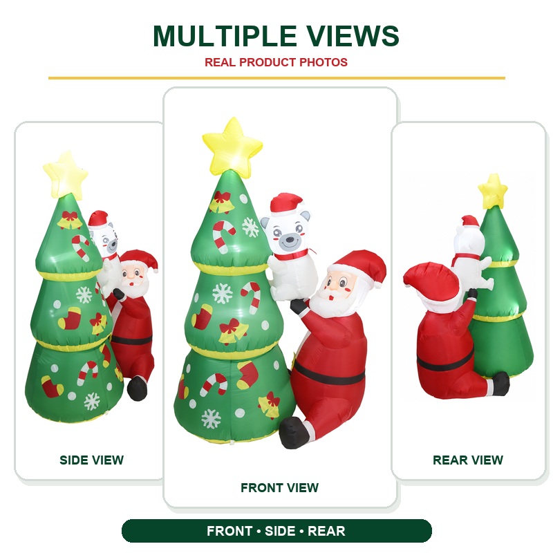 6FT Christmas Inflatable Santa - огляд і ціна Kids Yard Toys