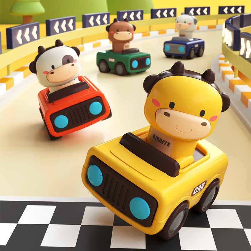 Animal Push and Go Car Toy, Du - огляд і ціна Kids Toys 3 Year Old