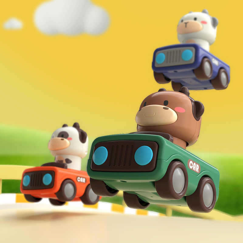 Animal Push and Go Car Toy, Du - огляд і ціна Kids Toys 3 Year Old