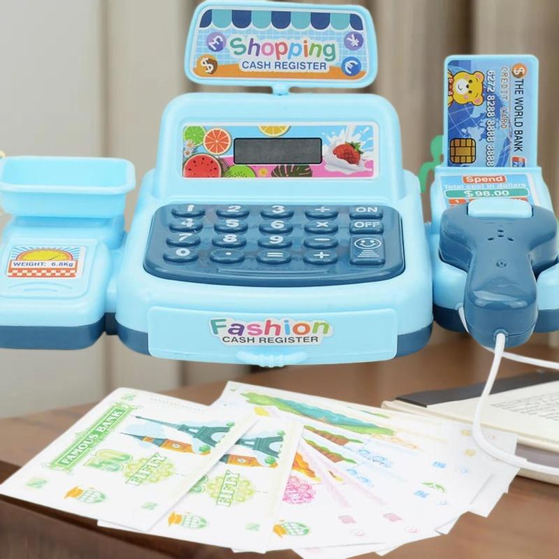 1Set Supermarket Cashier Elect - огляд і ціна Toy Cash Register