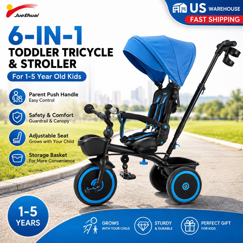 Toddler Tricycle & Stroller fo - огляд і ціна Kids Toys 3 Year Old