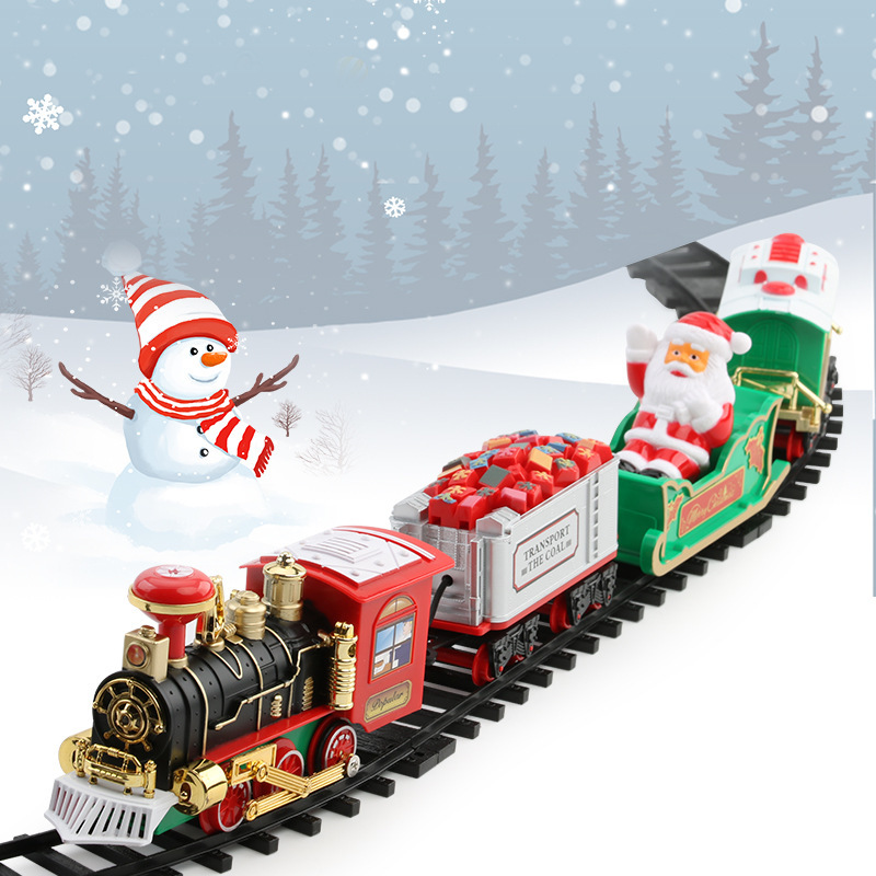 Electric Christmas Train Set M - огляд і ціна Kids Toys Xmas