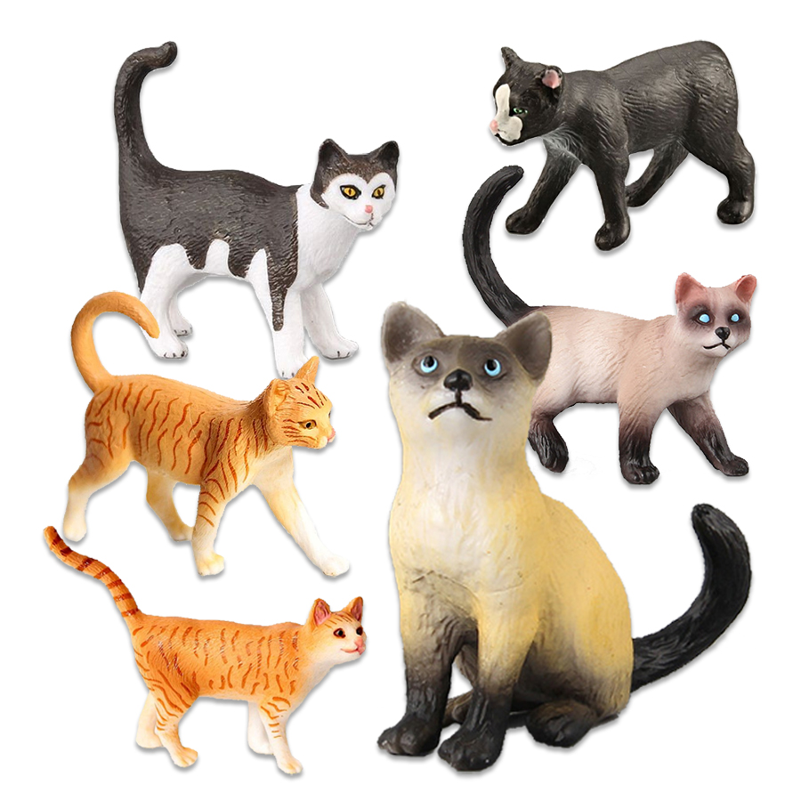 Realistic Plastic Cat Figurine - огляд і ціна Kids Toys Reviews