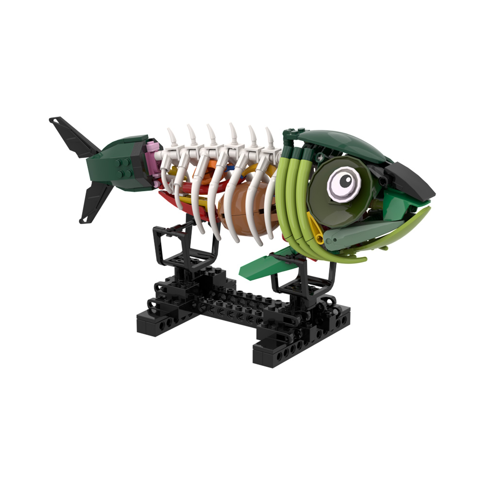 MOC Zombie Fish Model Building - огляд і ціна Kids Zombie Toys