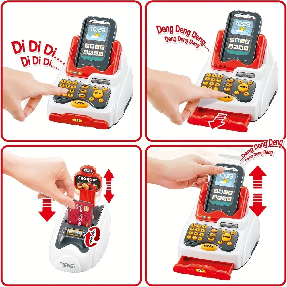 33PCS Toy Cash Register for Ki - огляд і ціна Toy Cash Register