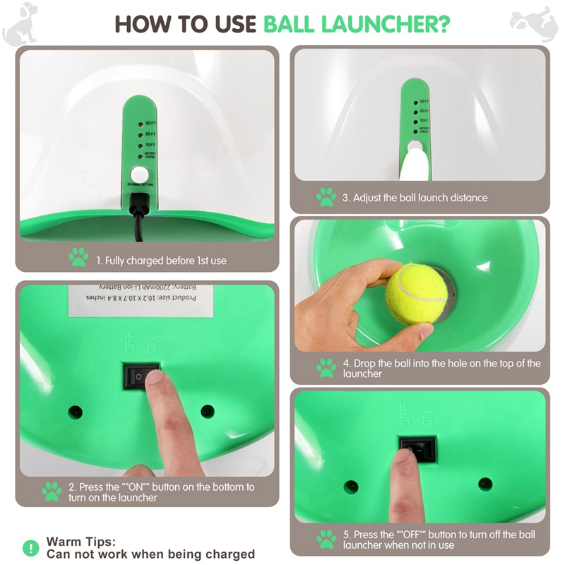 Dog Tennis Ball Launcher Dogs  - огляд і ціна Catapult Launcher Toy